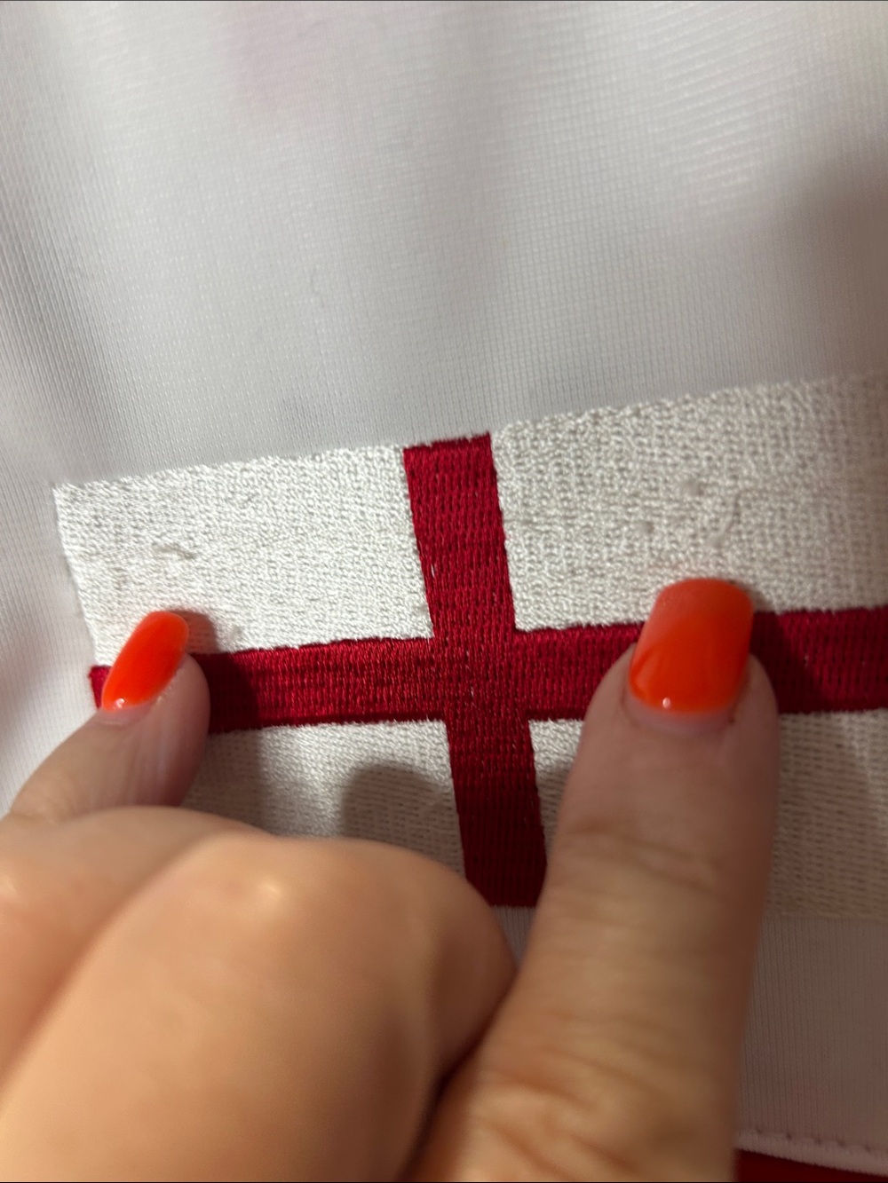 KONVICT White & Red Rhinestone England Zip-Up Jacket - Picture 5 of 9
